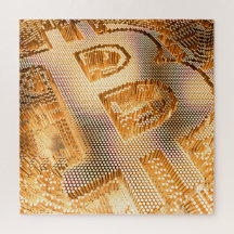 Gold Bitcoin Digital Cryptocurrency BTC Logo