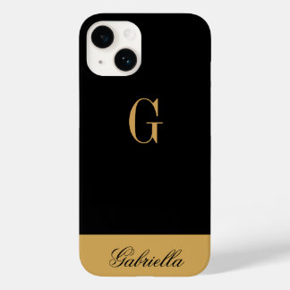 Gold Black Case-Mate iPhone 14 Case