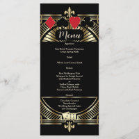 Gold Black Gatsby Style Roaring 20s Wedding