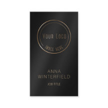 Gold black logo elegant modern social media