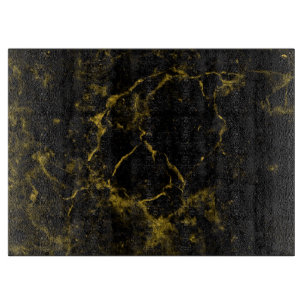 Gold Black Marble Cutting Board