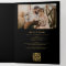 Gold Black Photo Wedding All in One QR code
