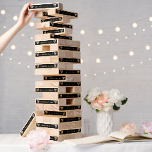 Gold & Black Polka Dot Personalised wedding