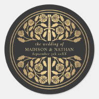Gold Black Royal Mediaeval Sword Wedding