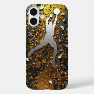  Gold & Black Slam  iPhone 16 Plus Case