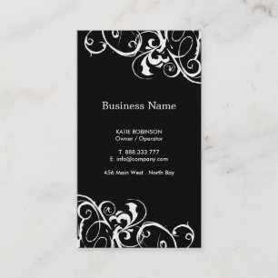 Gold & Black Stylish Business Cards