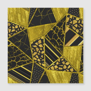 Gold Black Triangle Texture Illusion