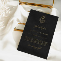 Gold & Black Velvet Print (Not Real) Wedding
