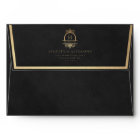 Gold & Black Velvet Texture Imitation Wedding