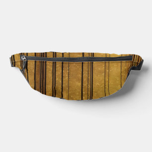 Gold Black Vintage Art Deco Trendy Collection Bum Bags