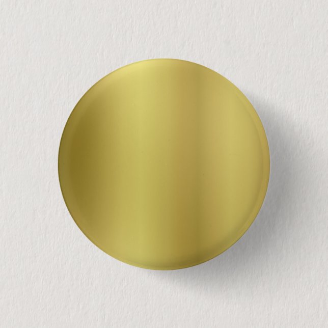 Gold Blank Template 3 Cm Round Badge (Front)