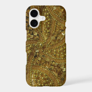 Gold bling glitter & pearls