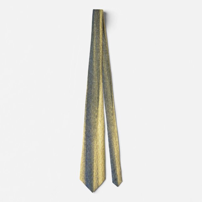 Gold Blue Lines Tie (Front)