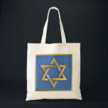 Gold Blue Star of David Art Panel Tote Bag<br><div class="desc">You are viewing The Lee Hiller Photography Art and Designs Collection of Home and Office Decor,  Apparel,  Gifts and Collectibles. The Designs include Lee Hiller Photography and Mixed Media Digital Art Collection. You can view her Nature photography at http://HikeOurPlanet.com/ and follow her hiking blog within Hot Springs National Park.</div>