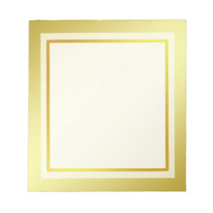 Gold Boarder Photo frame Notepad