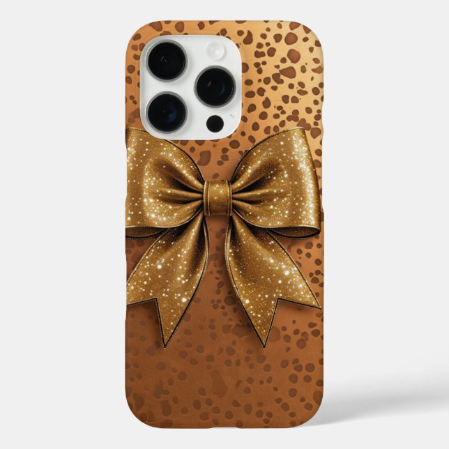Gold Bow  Case-Mate iPhone Case (Back)
