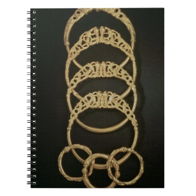 Gold Bracelets from the Ertsfield Treasure, 4th ce Notebook (Front)