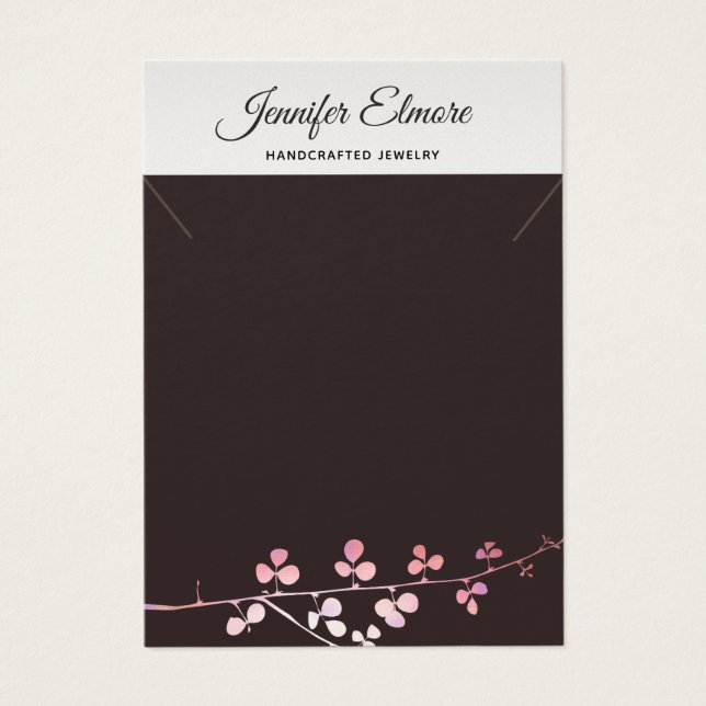 Gold Branch Necklace Bracelet Display Holder (Front)