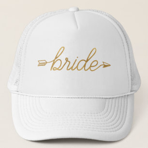 Gold Bride Trucker Hat
