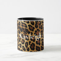 Gold Brown Leopard Animal print