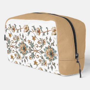 Gold Brown Toiletry Bag