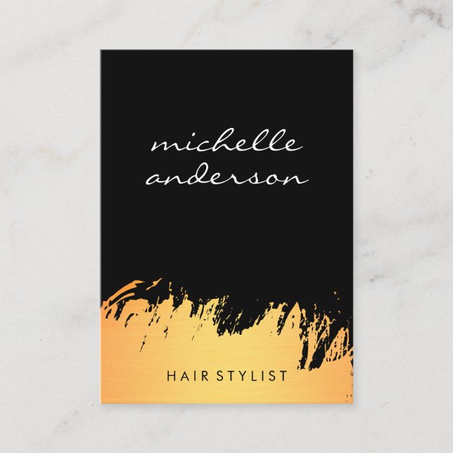 Gold Brushed / Appointment Card (Front)