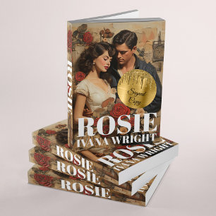 Gold Brushed Foil Faux Glitter Drip Signed Copy Classic Round Sticker