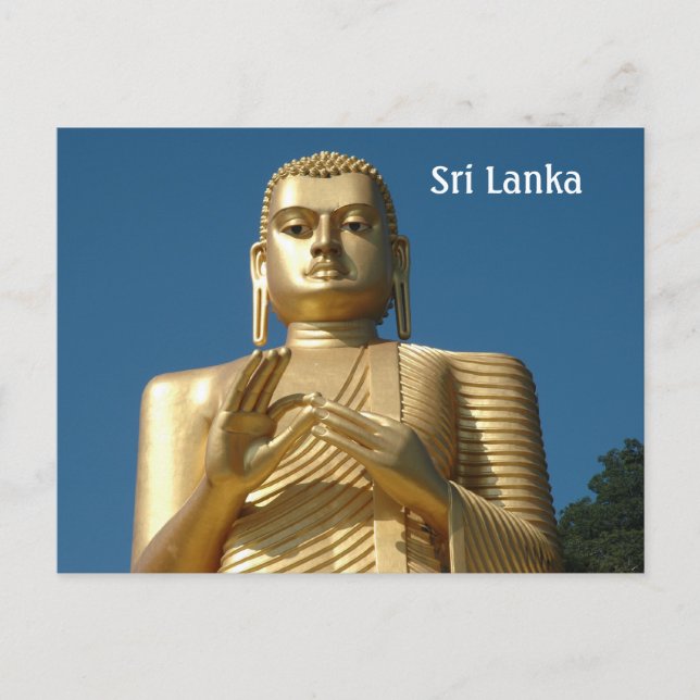 Gold Buddha Image Postcard (Front)