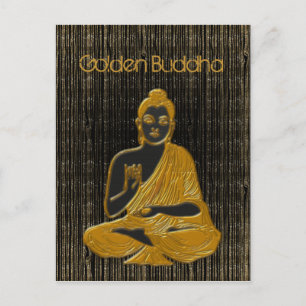 gold Buddha Postcard