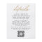 GOLD Budget Wedding Invite Detail QR Code Modern