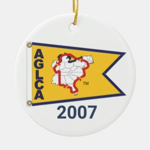 Gold Burgee (2007) Ceramic Ornament