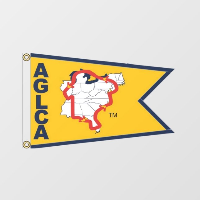 Gold Burgee Window Cling (Sheet)