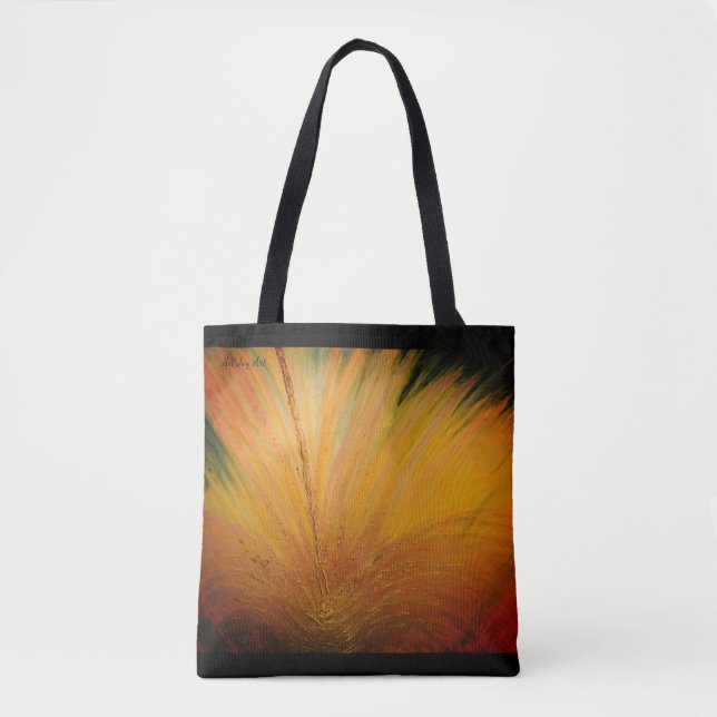 Gold Burst Tote by All Joy Art Bag (Front)