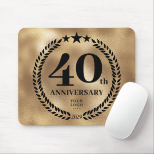 Gold Business 40th Anniversary Commemorative Mouse Pad
