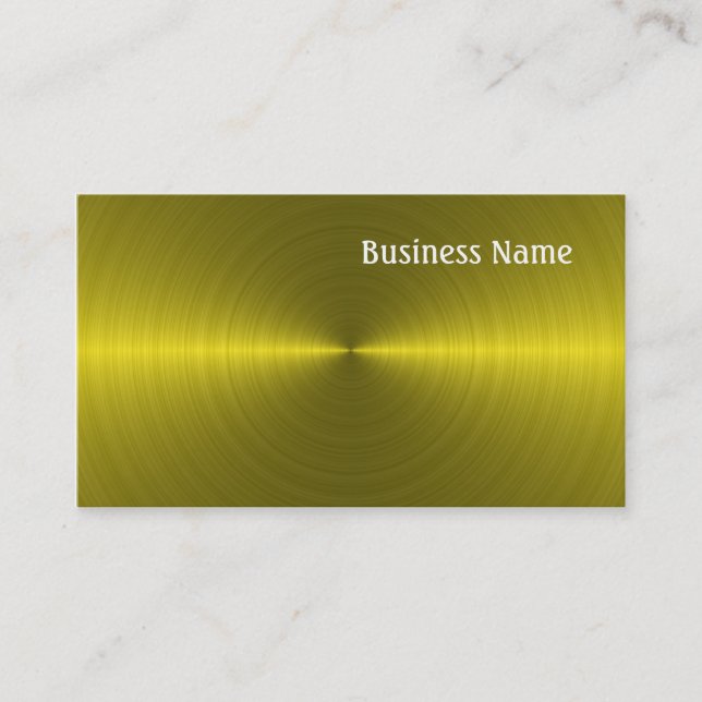 Gold Business Card (Front)