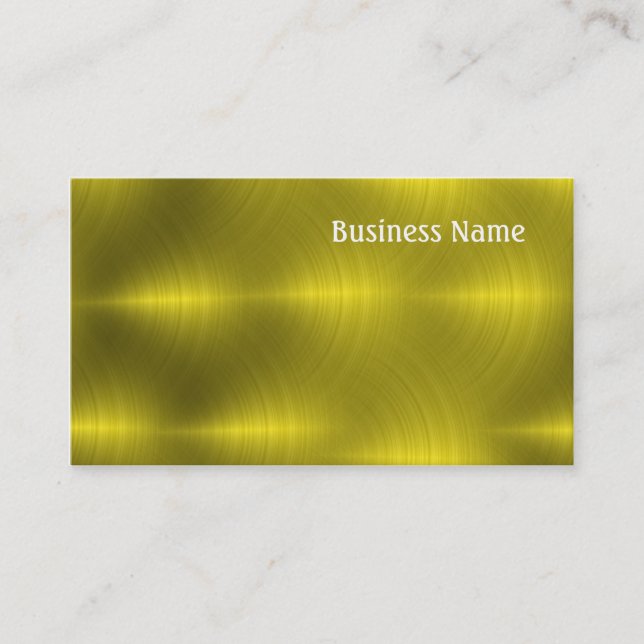 Gold Business Card (Front)