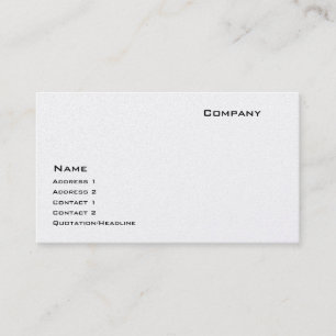 Gold Business Card