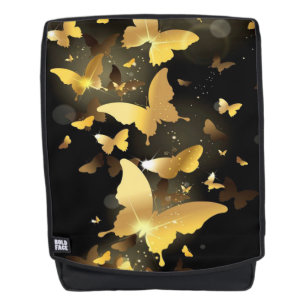 Gold Butterflies Backpack