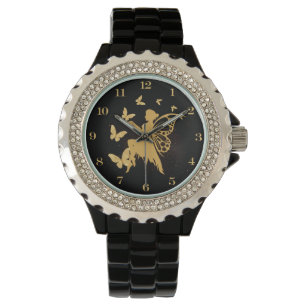 Gold Butterfly Fairy Watch