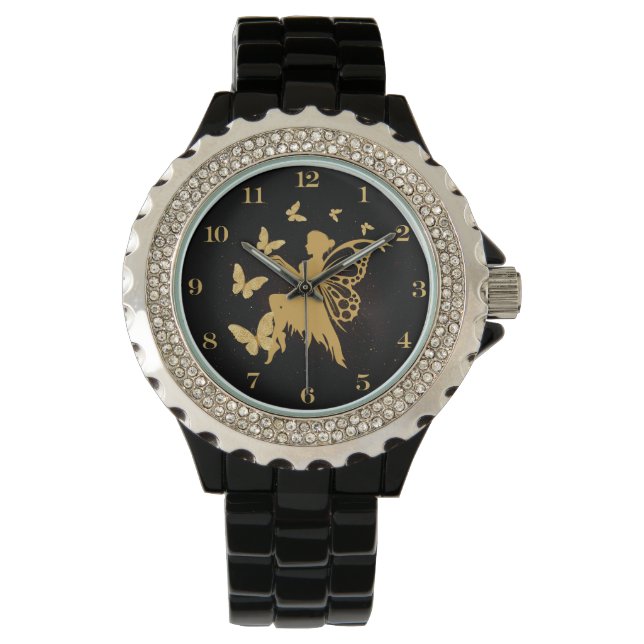 Gold Butterfly Fairy Watch (Front)