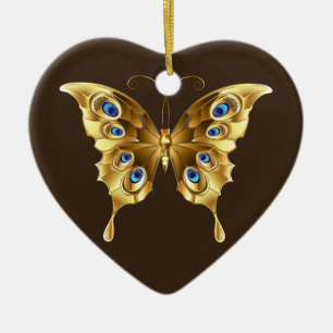 gold butterfly ornament