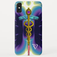 GOLD CADUCEUS MONOGRAM