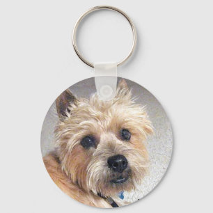 Gold Cairn Terrier Key Ring
