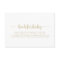 Gold Calligraphy Baby Shower Book Request  