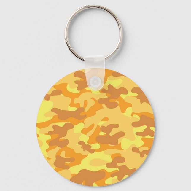 Gold Camouflage Key Ring (Front)