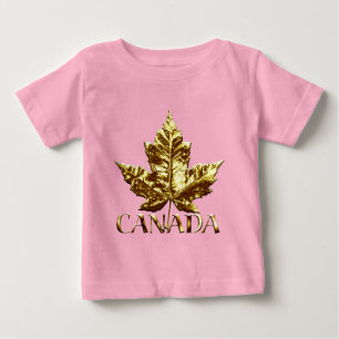 Gold Canada Baby Shirts Canada Souvenir T-shirts
