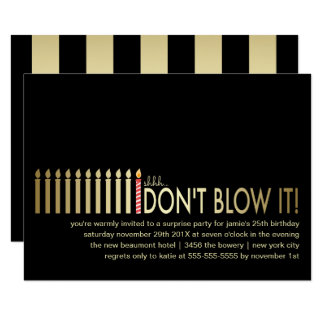 surprise birthday party invite