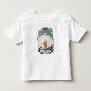 Gold cased bras-en-l'air pocket watch toddler T-Shirt