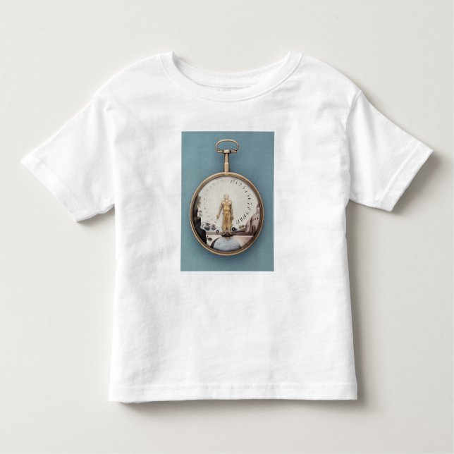 Gold cased bras-en-l'air pocket watch toddler T-Shirt (Front)