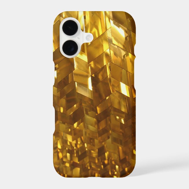 Gold Ceiling Abstract Art iPhone x (Back)